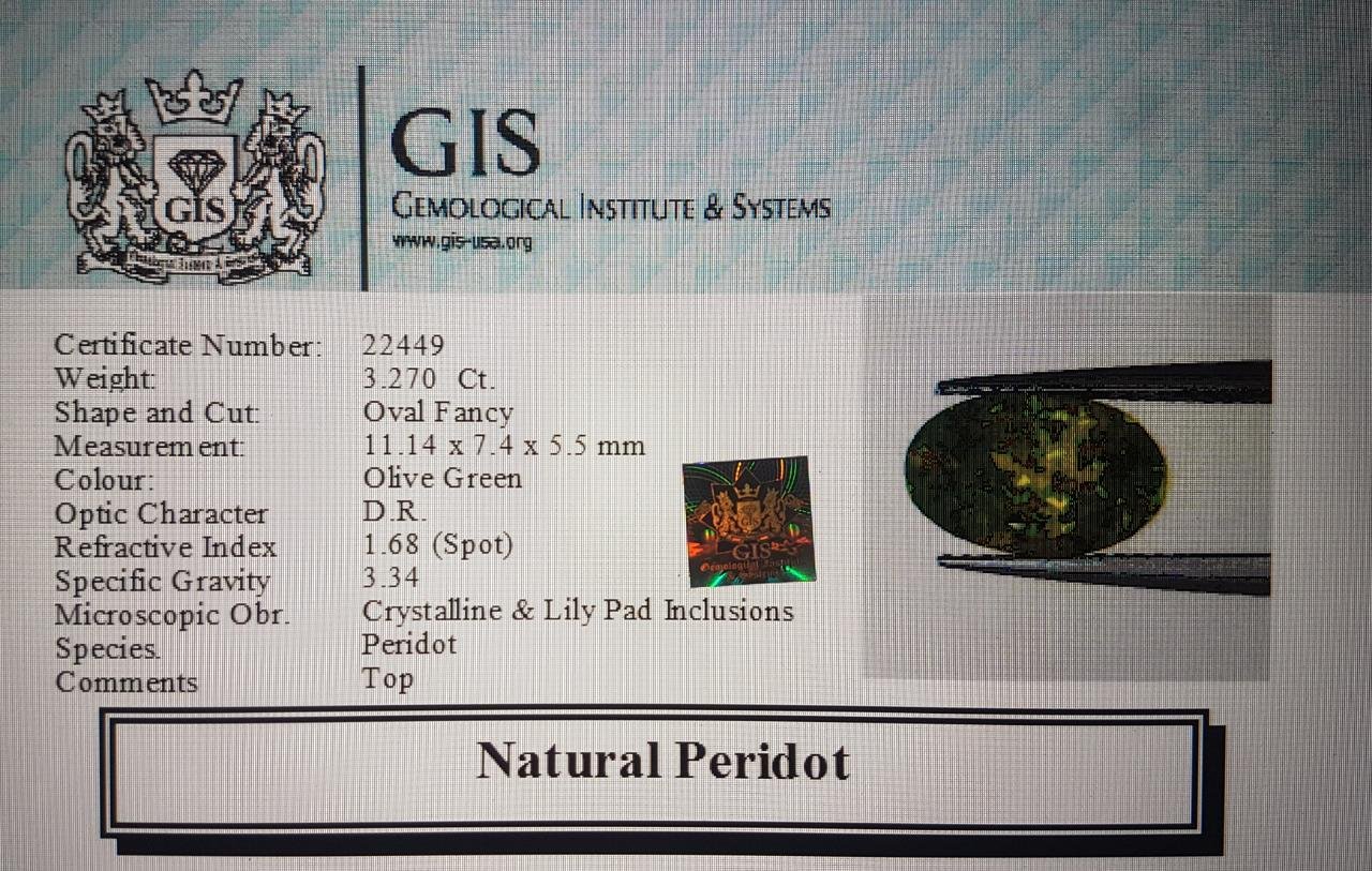 NPD285 4 Peridot 3.27 Ct.