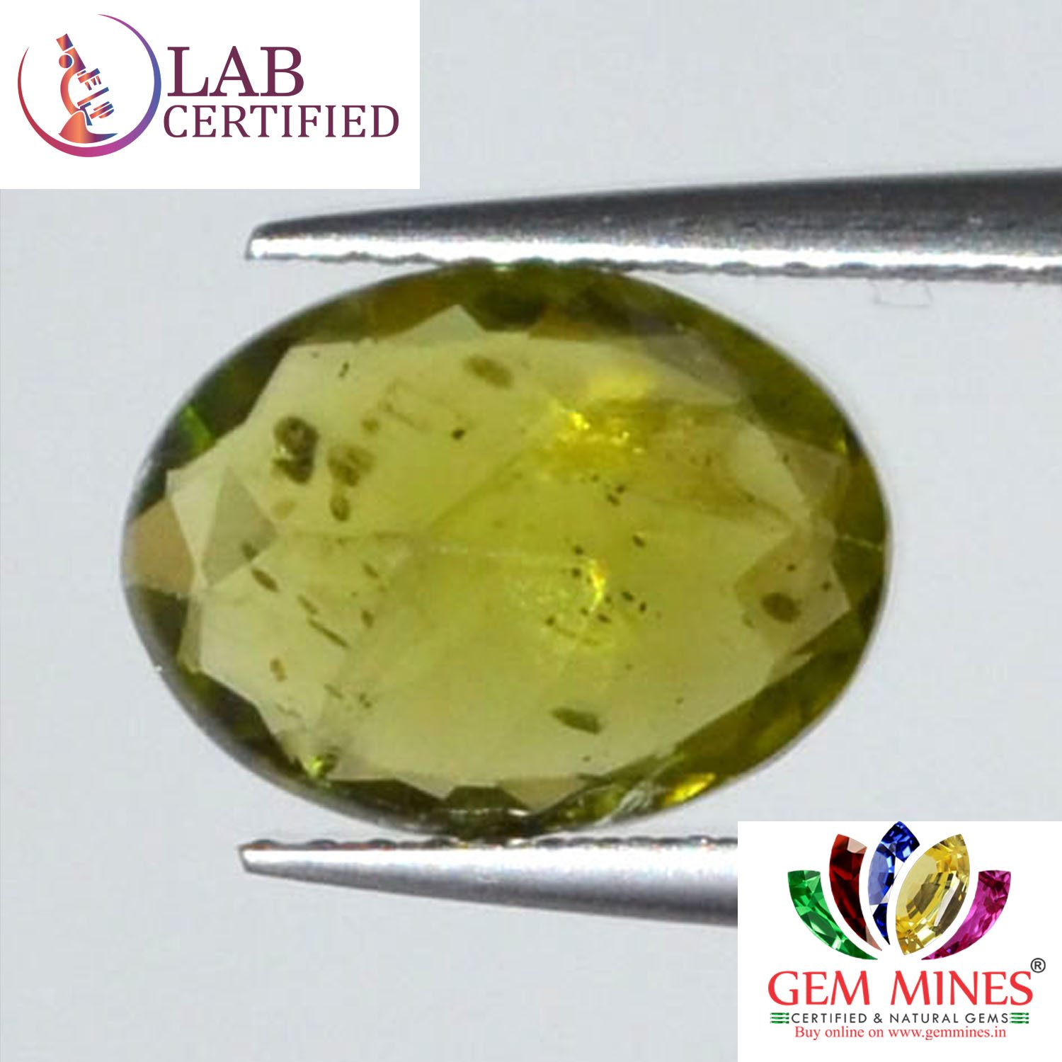 NPD308 2 Peridot 3.38 Ct.