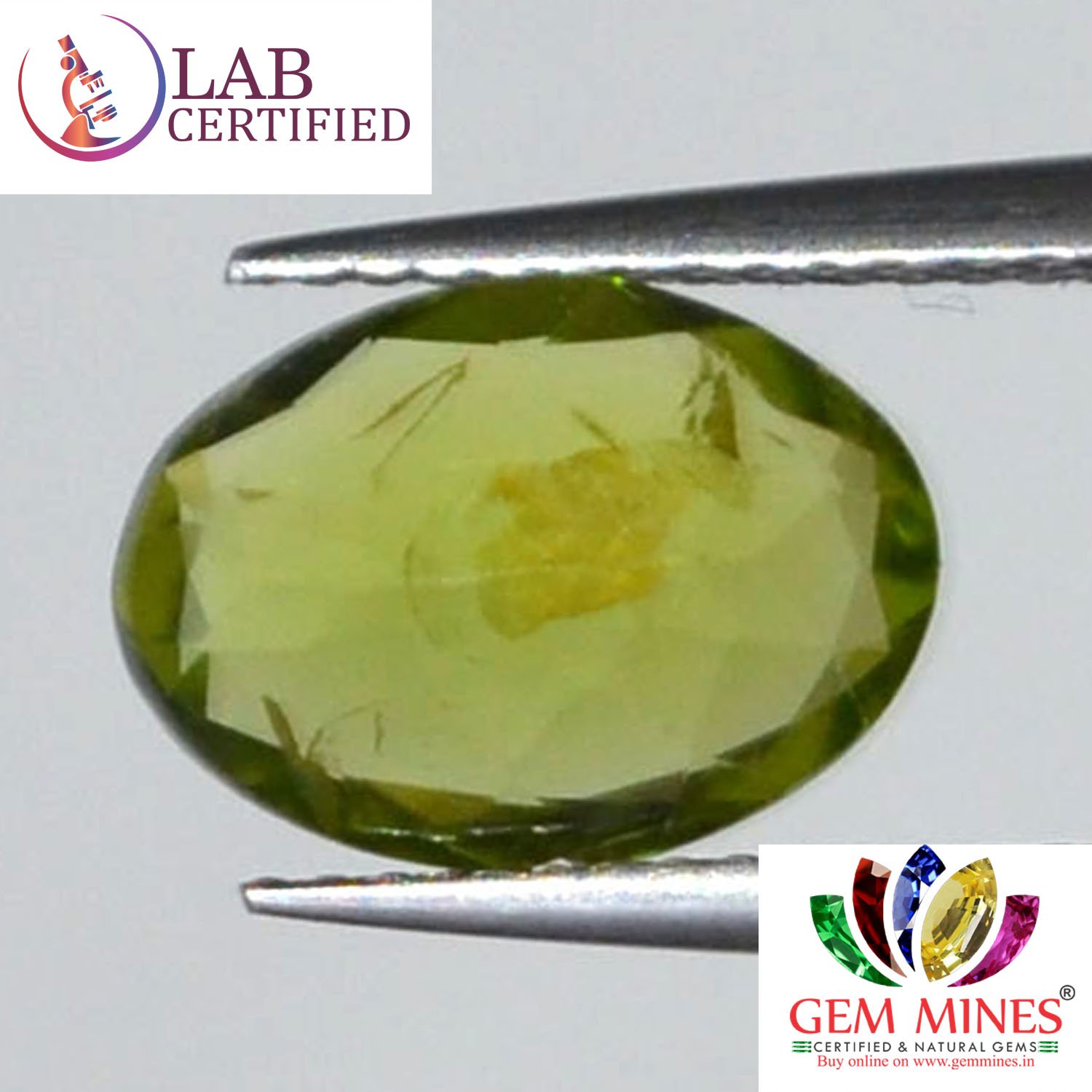 NPD313 2 Peridot 2.92 Ct.