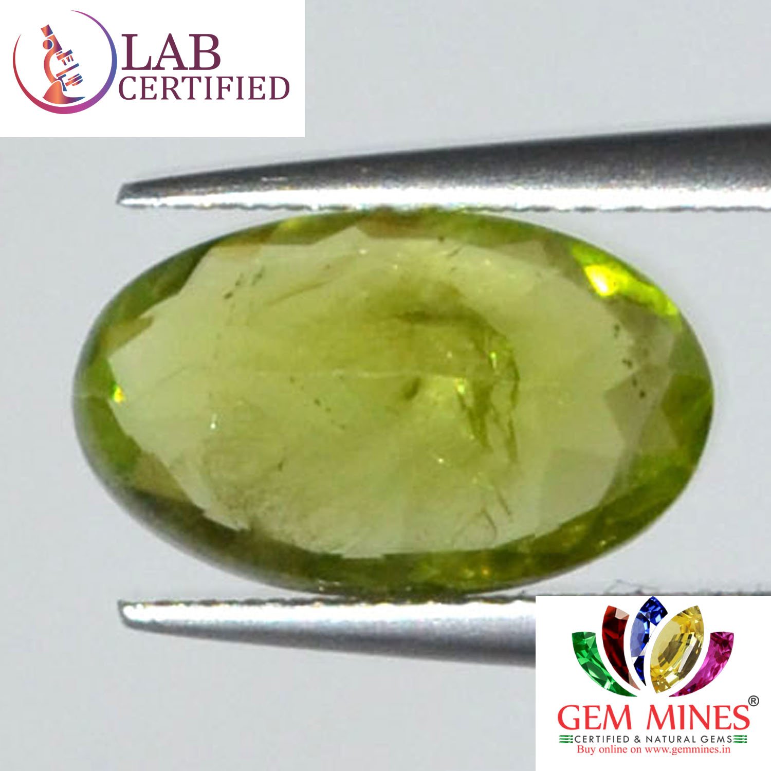 NPD321 2 Peridot 3.42 Ct.