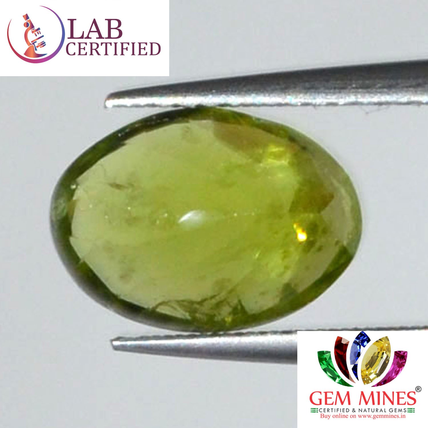 NPD323 2 Peridot 3.74 Ct.