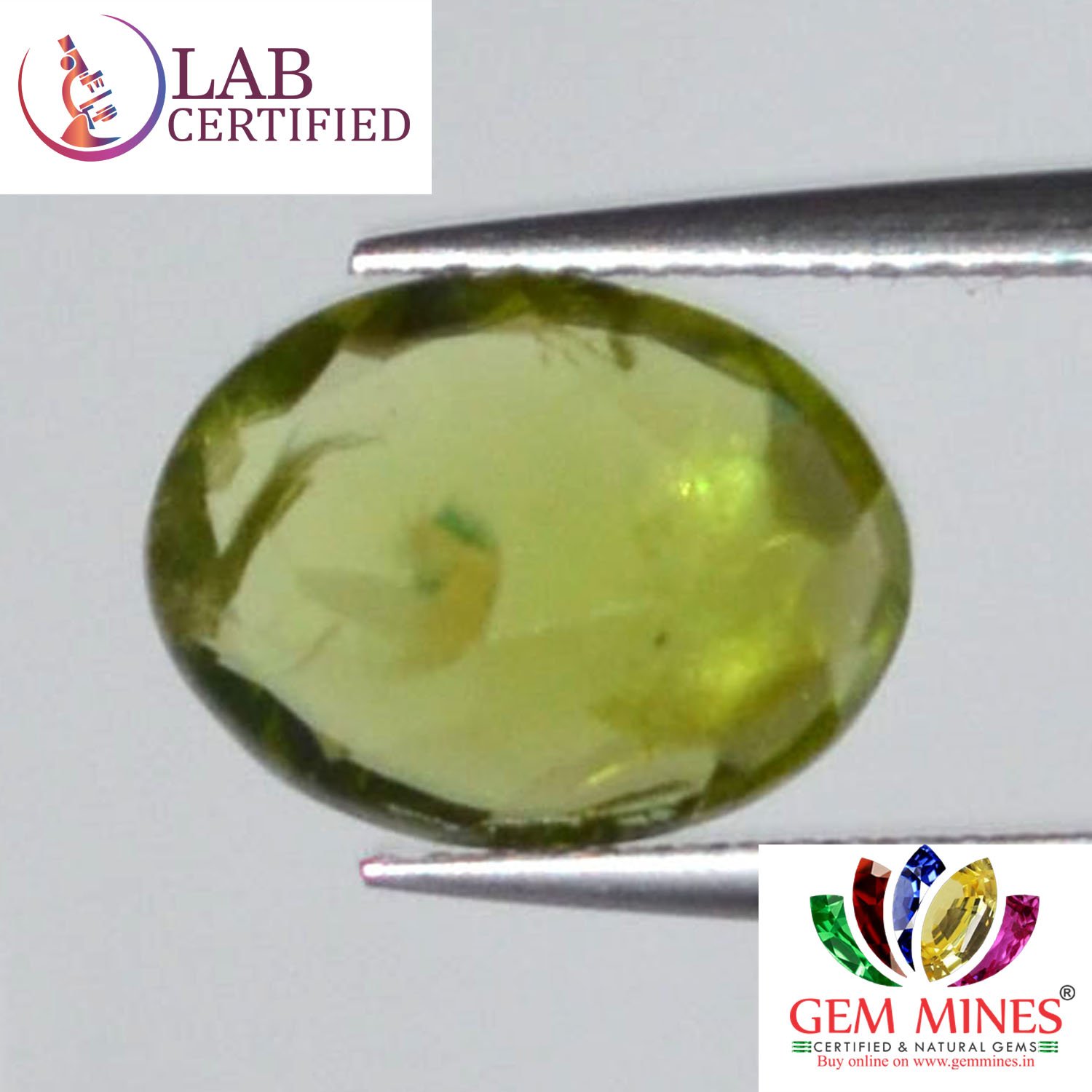 NPD338 2 Peridot 3.88 Ct.