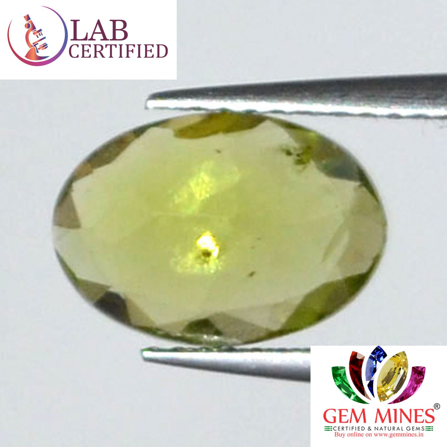 NPD347 2 Peridot 2.49 Ct.