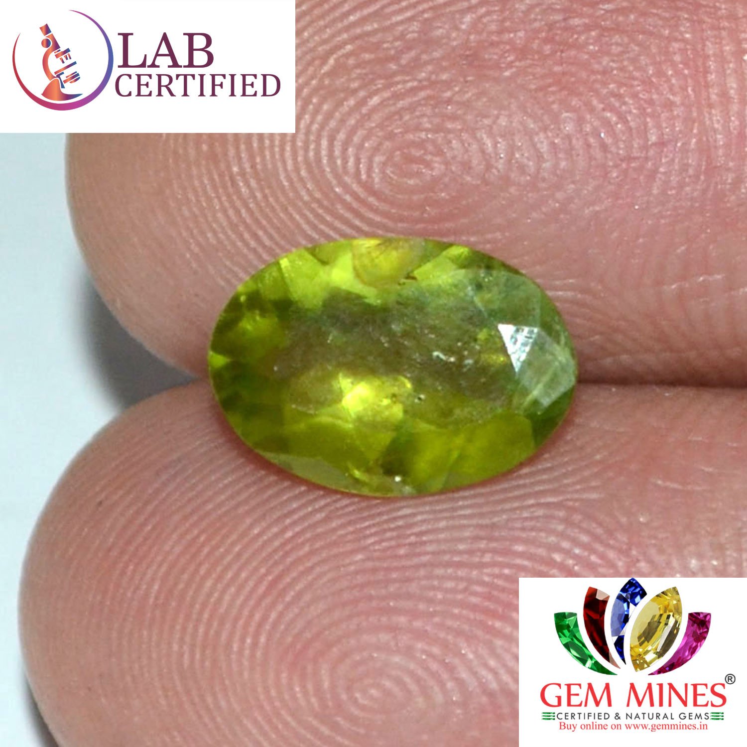NPD347 3 Peridot 2.49 Ct.
