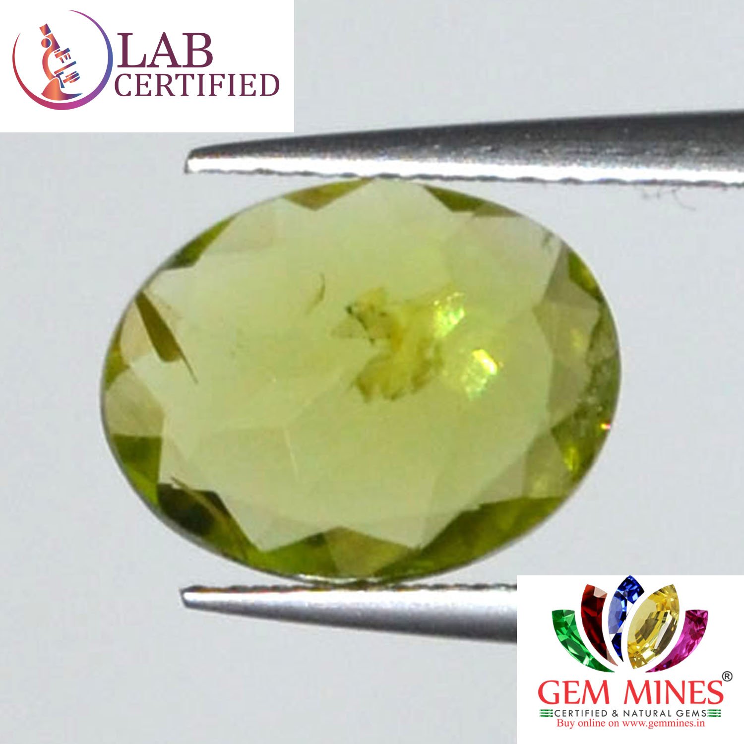 NPD348 2 Peridot 2.62 Ct.