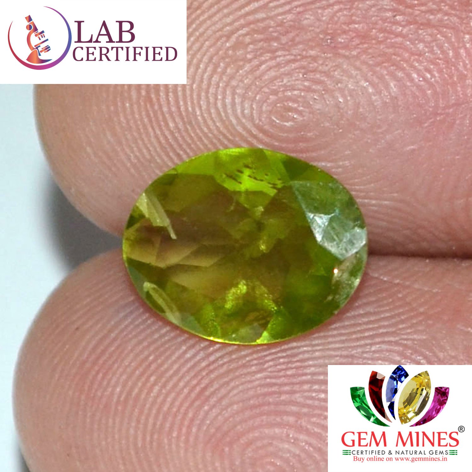 NPD348 3 Peridot 2.62 Ct.