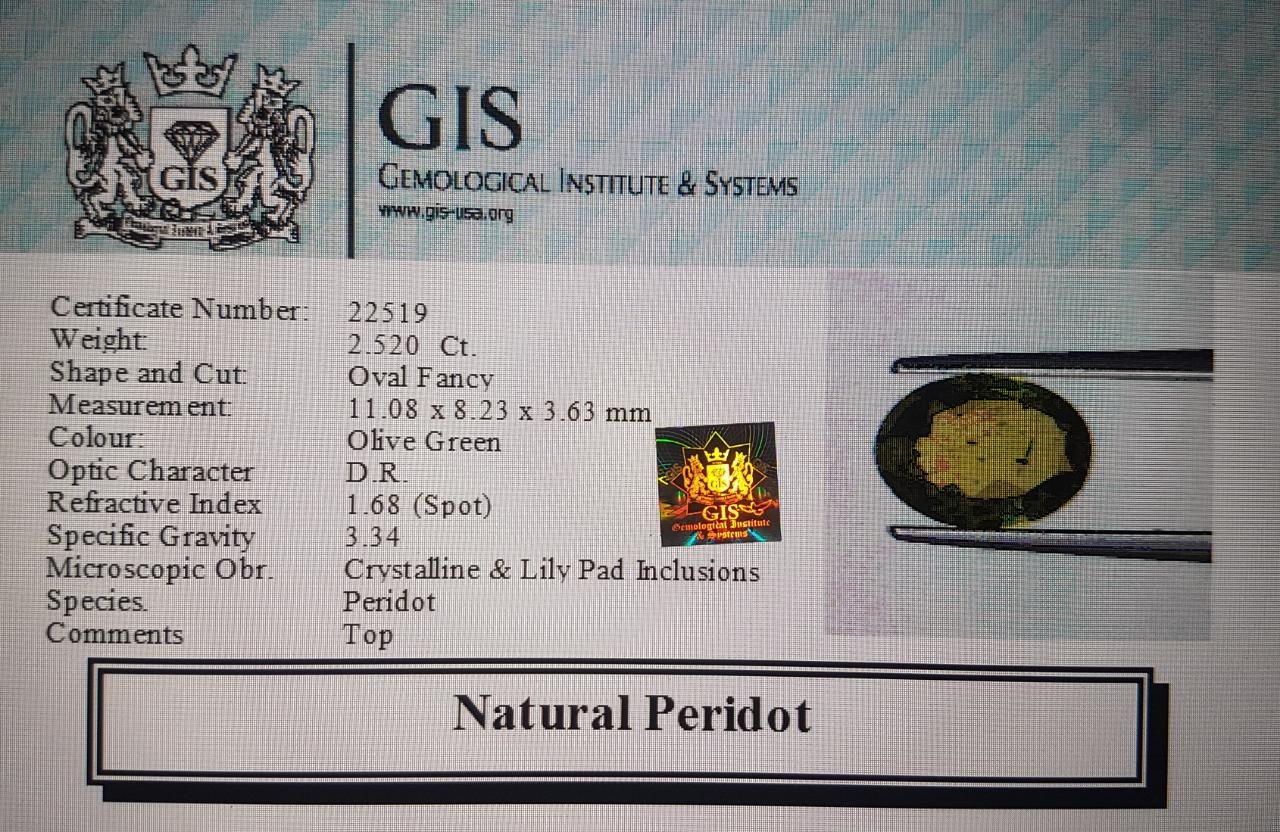 NPD355 4 Peridot 2.52 Ct.