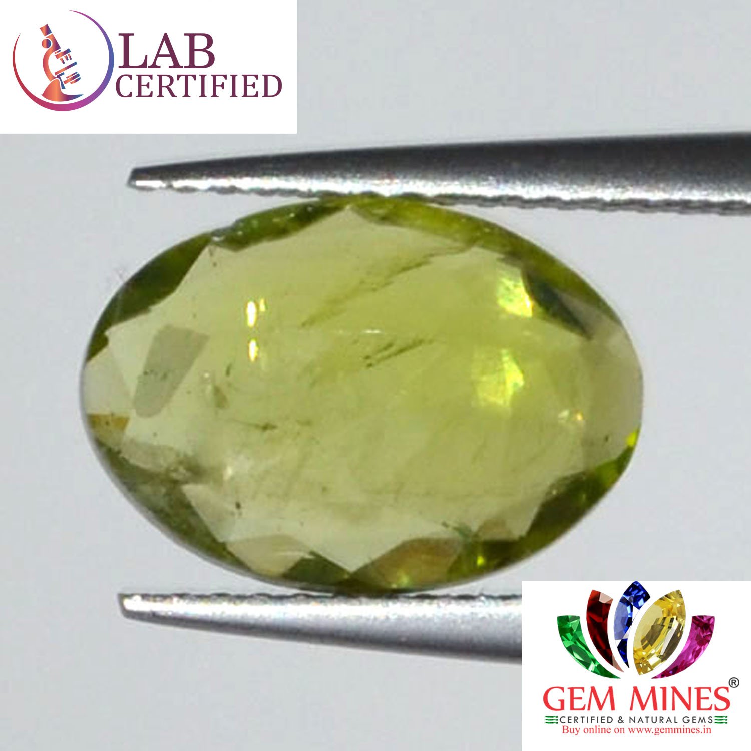 NPD360 2 Peridot 3.06 Ct.