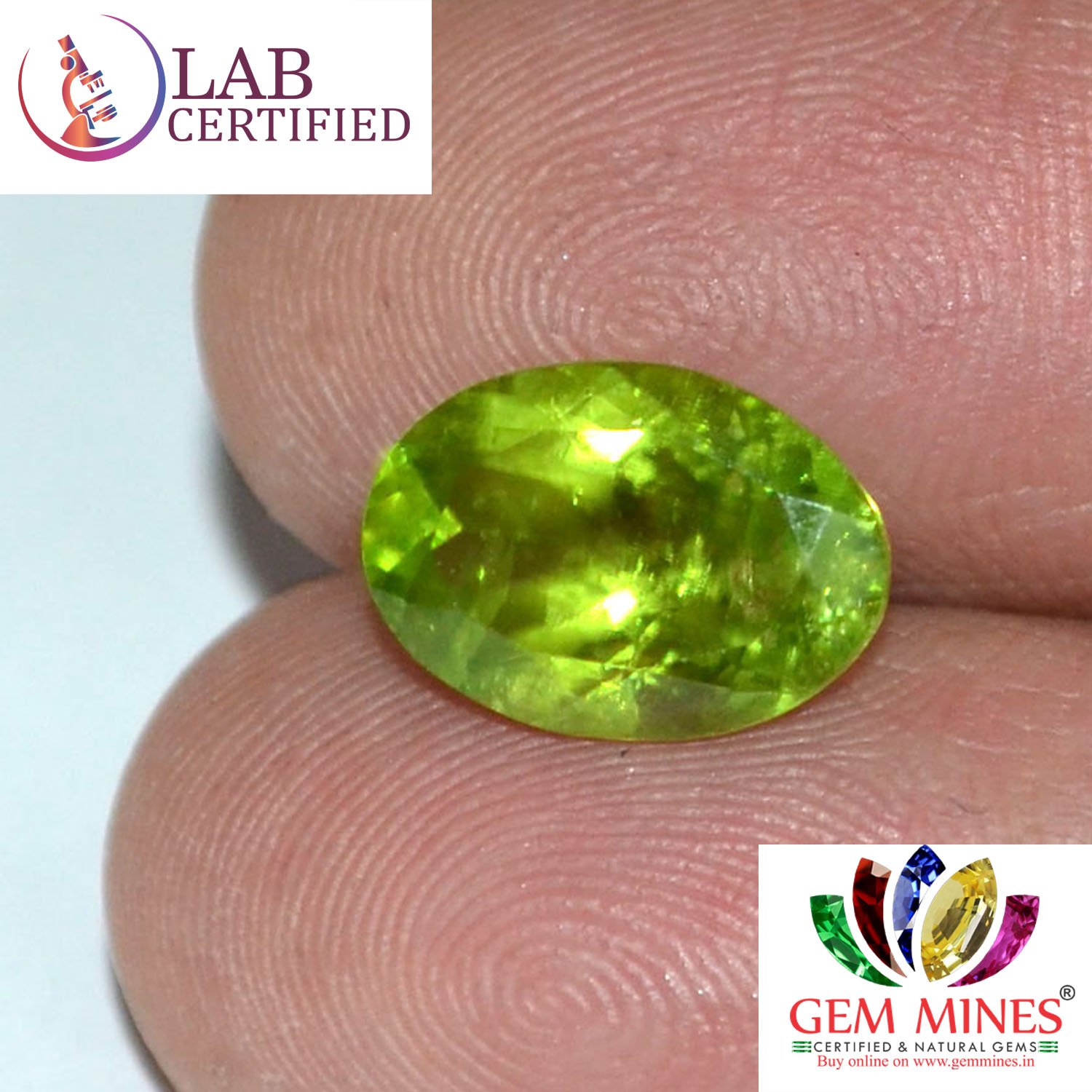 NPD361 3 Peridot 3.92 Ct.