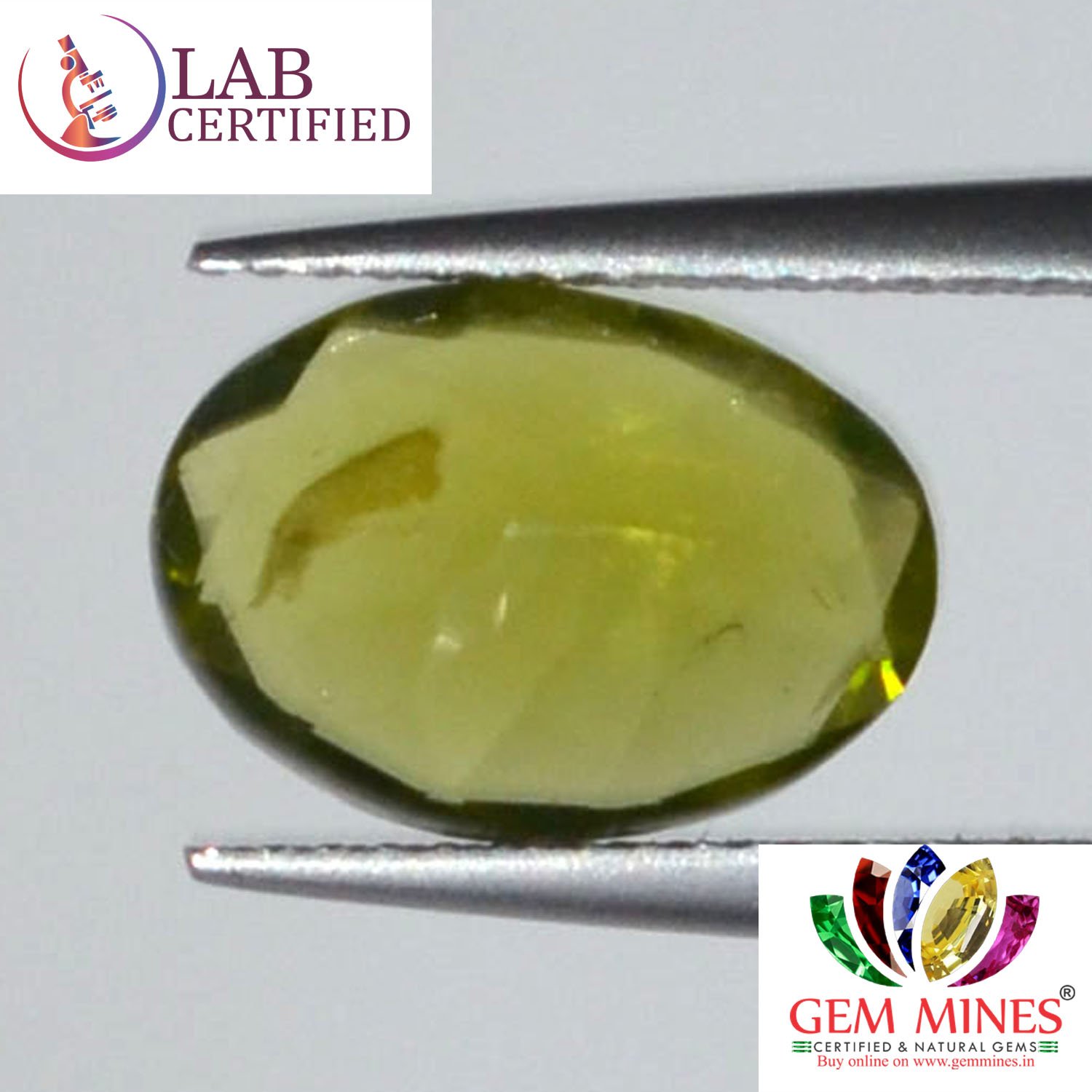 NPD364 2 Peridot 3.15 Ct.