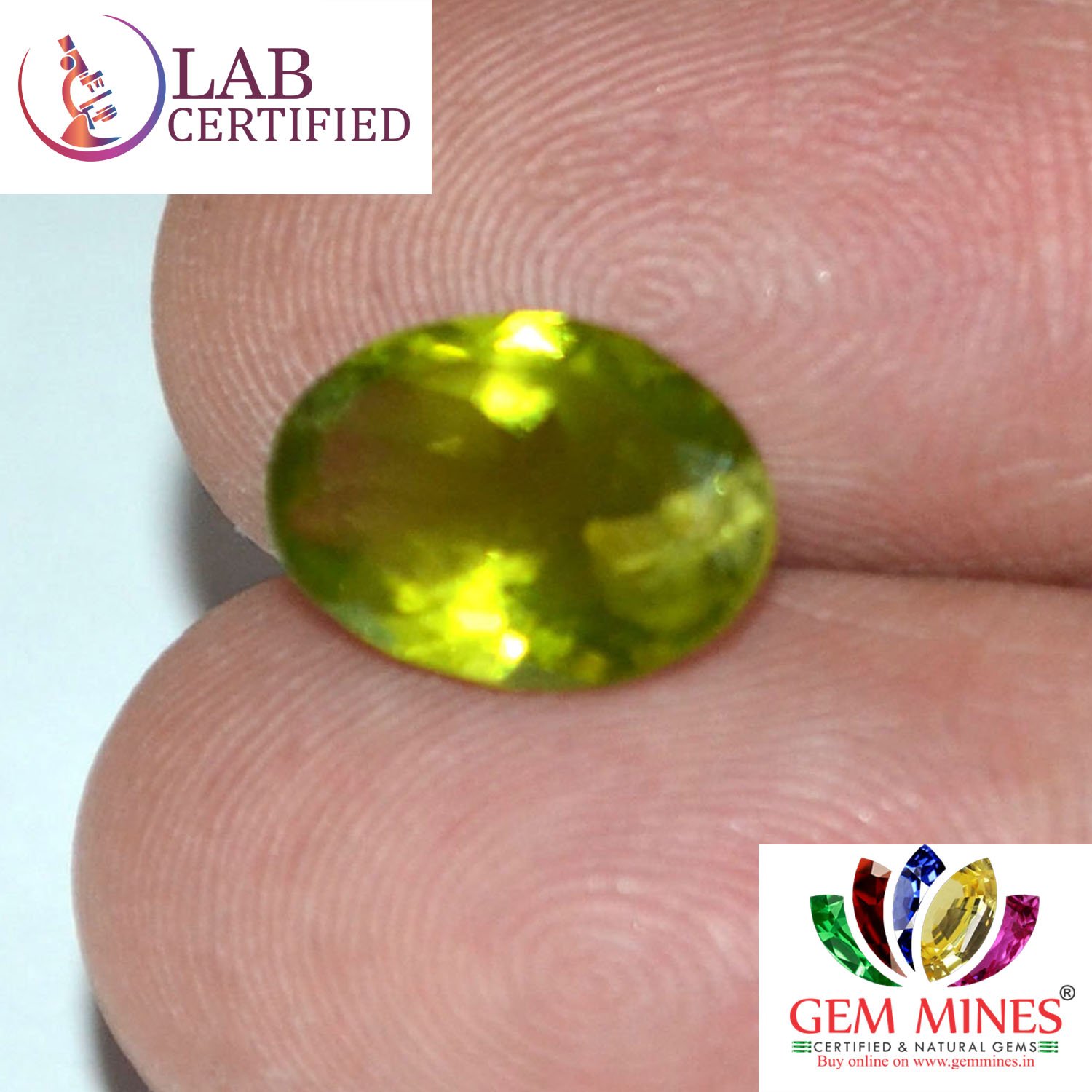 NPD364 3 Peridot 3.15 Ct.