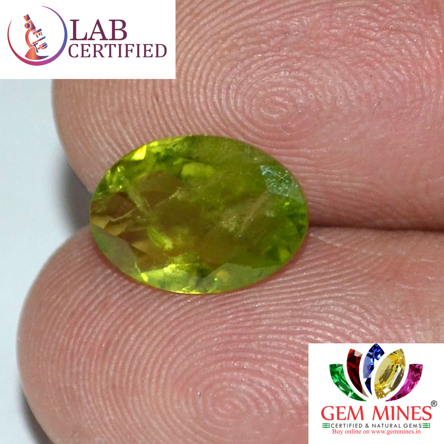 NPD377 3 Peridot 2.5 Ct.