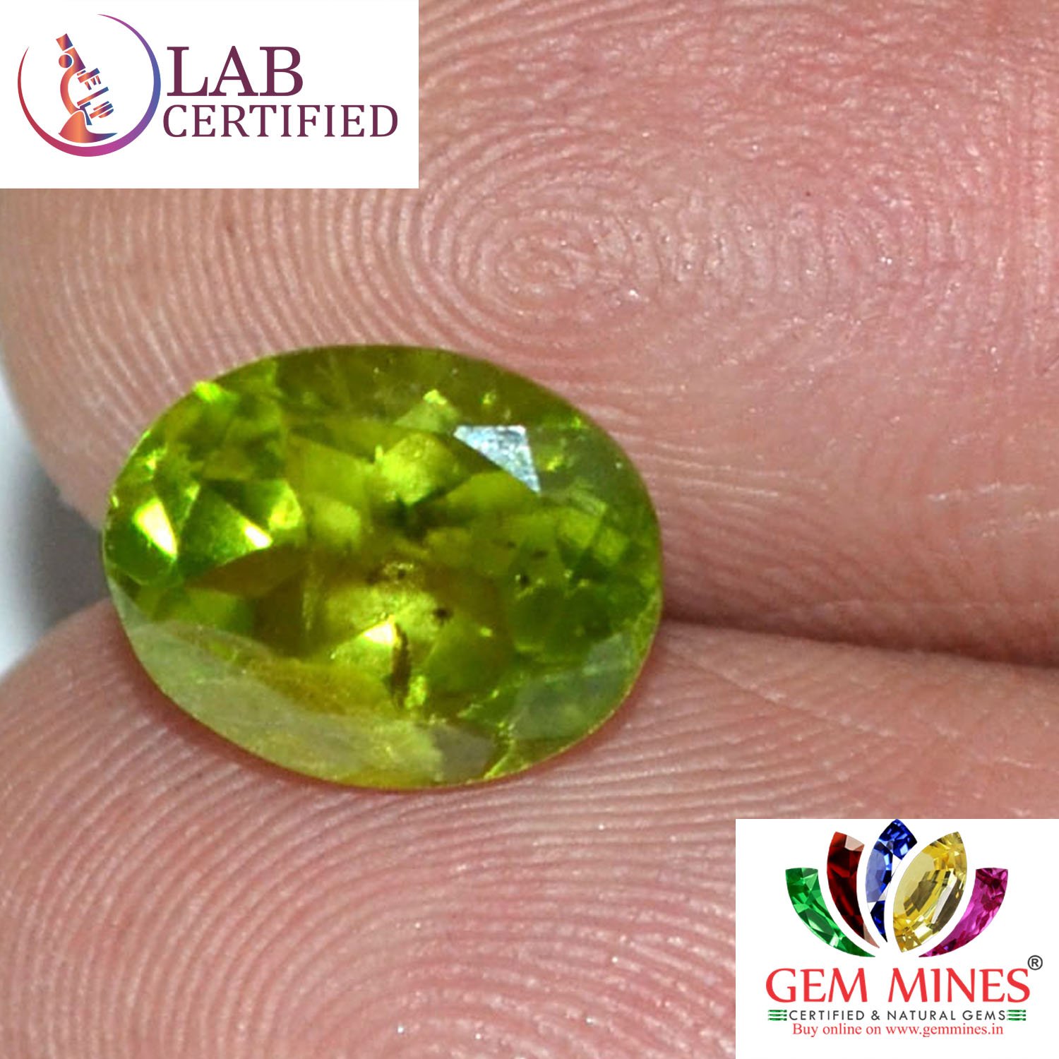 NPD405 3 Peridot 3.27 Ct.