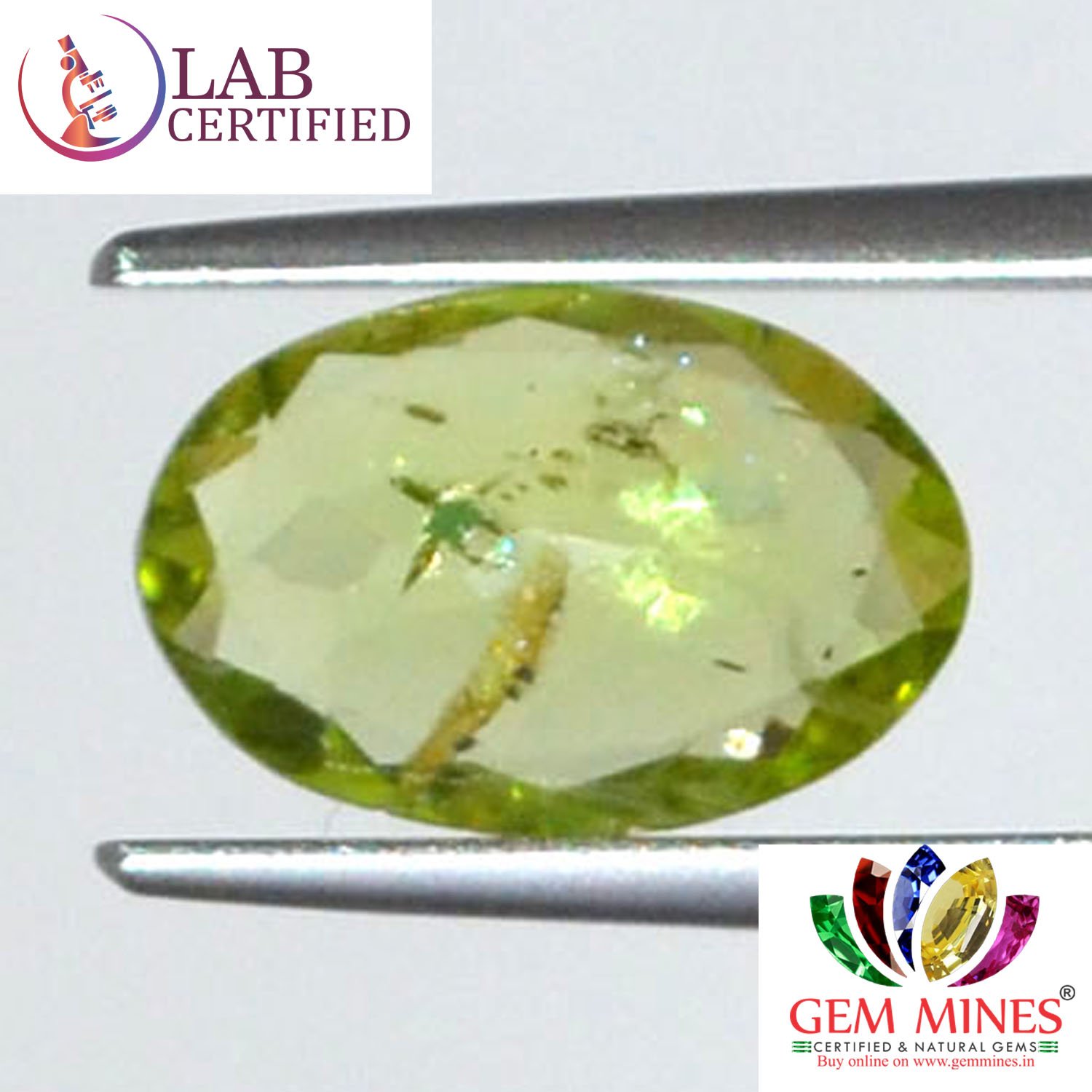 NPD417 2 Peridot 2.34 Ct.