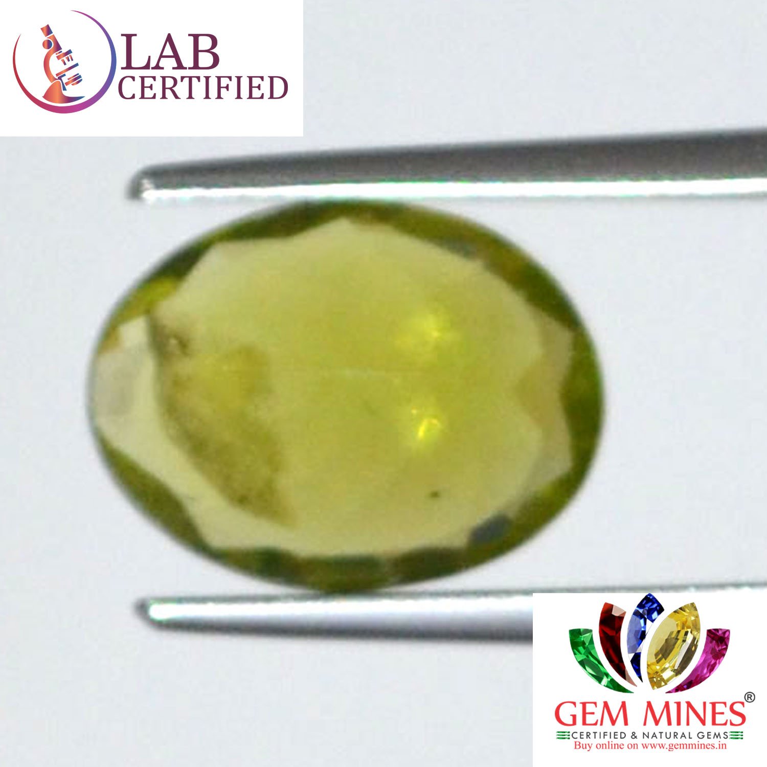 NPD420 2 Peridot 3.18 Ct.