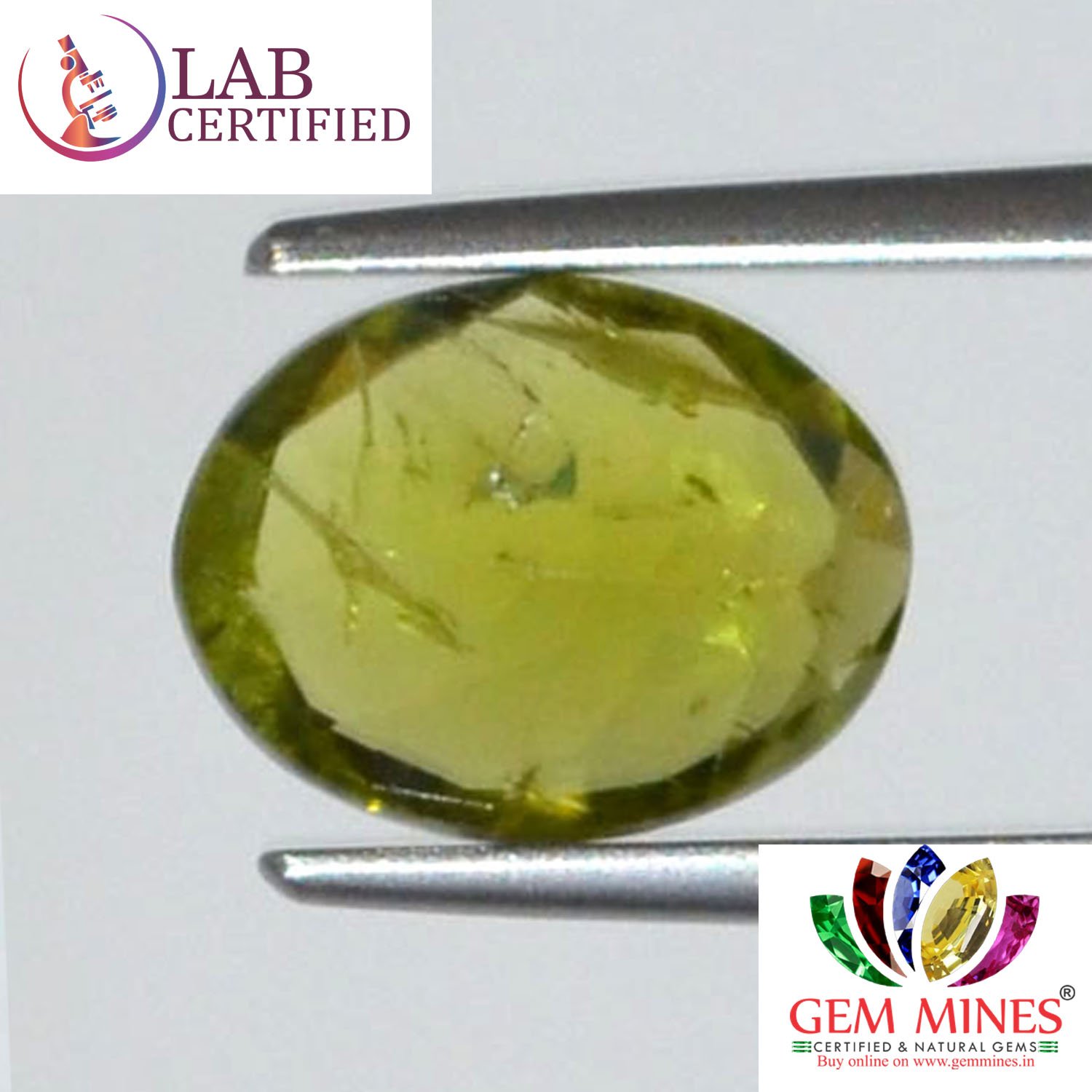 NPD423 2 Peridot 2.84 Ct.