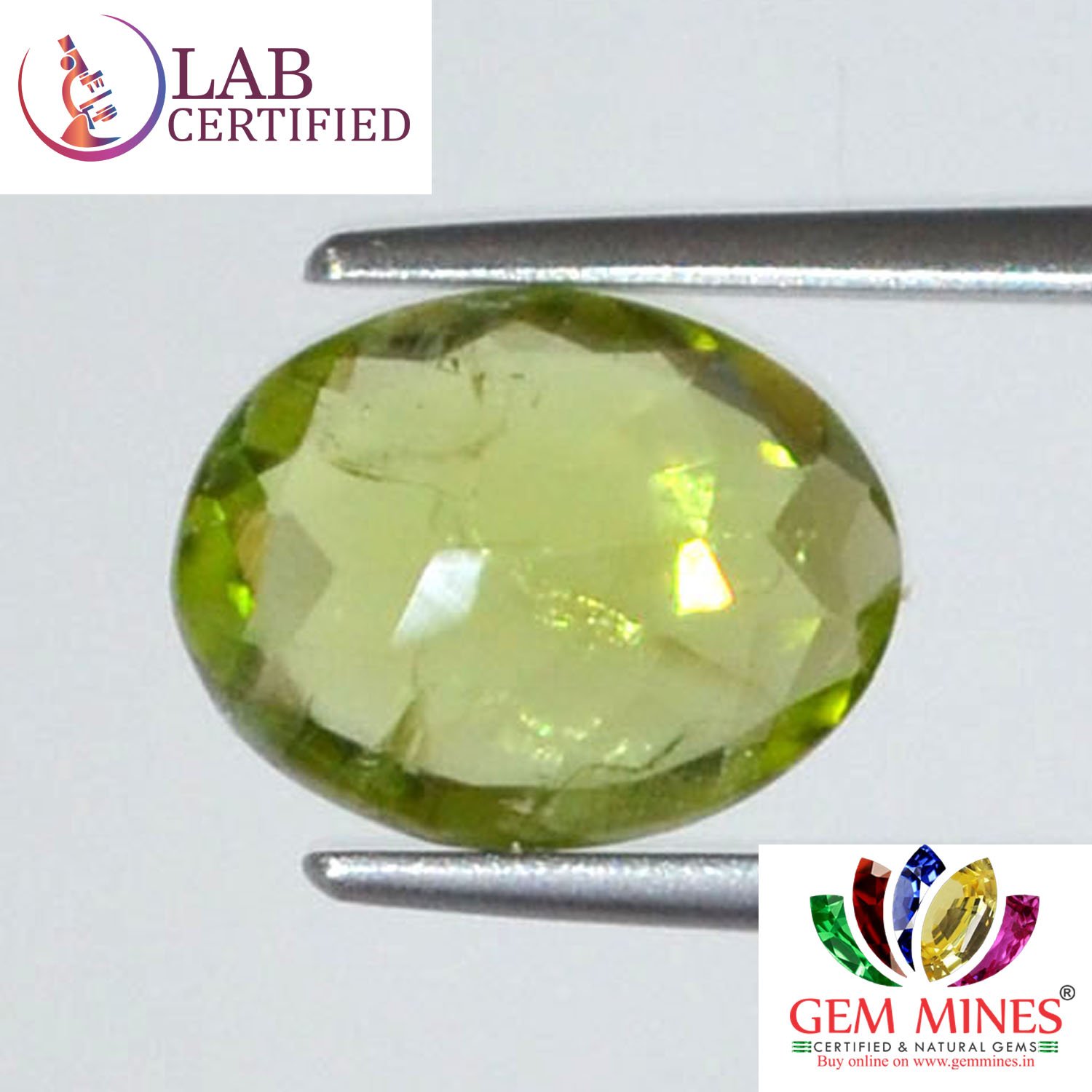 NPD425 2 Peridot 2.91 Ct.