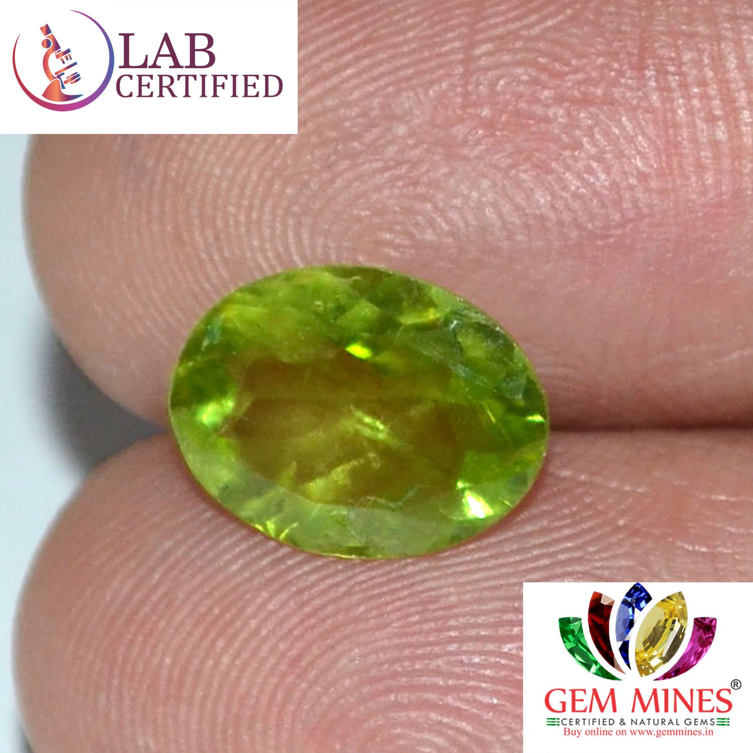 NPD425 3 Peridot 2.91 Ct.