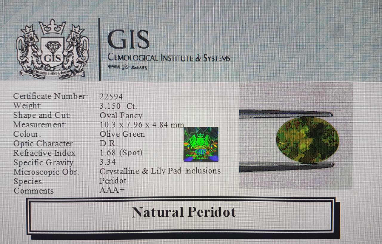 Peridot 3.15 Ct.