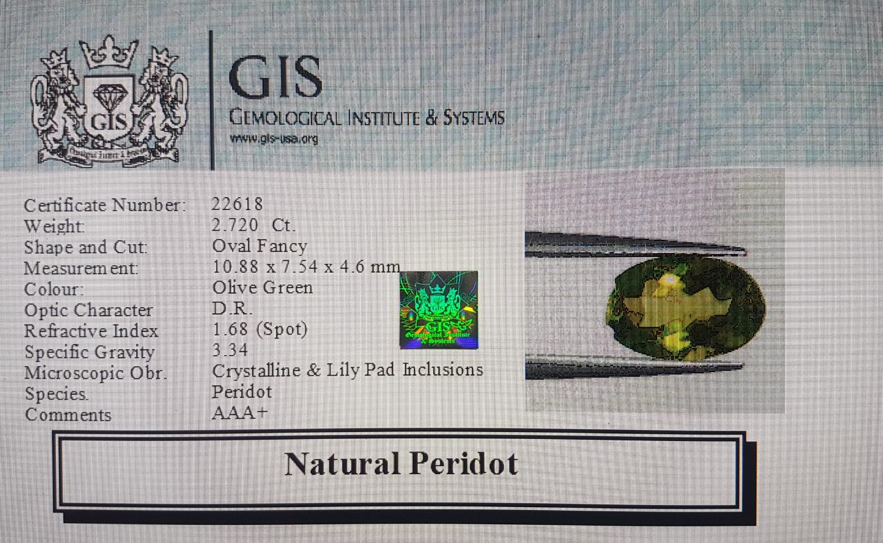 Peridot 2.72 Ct.