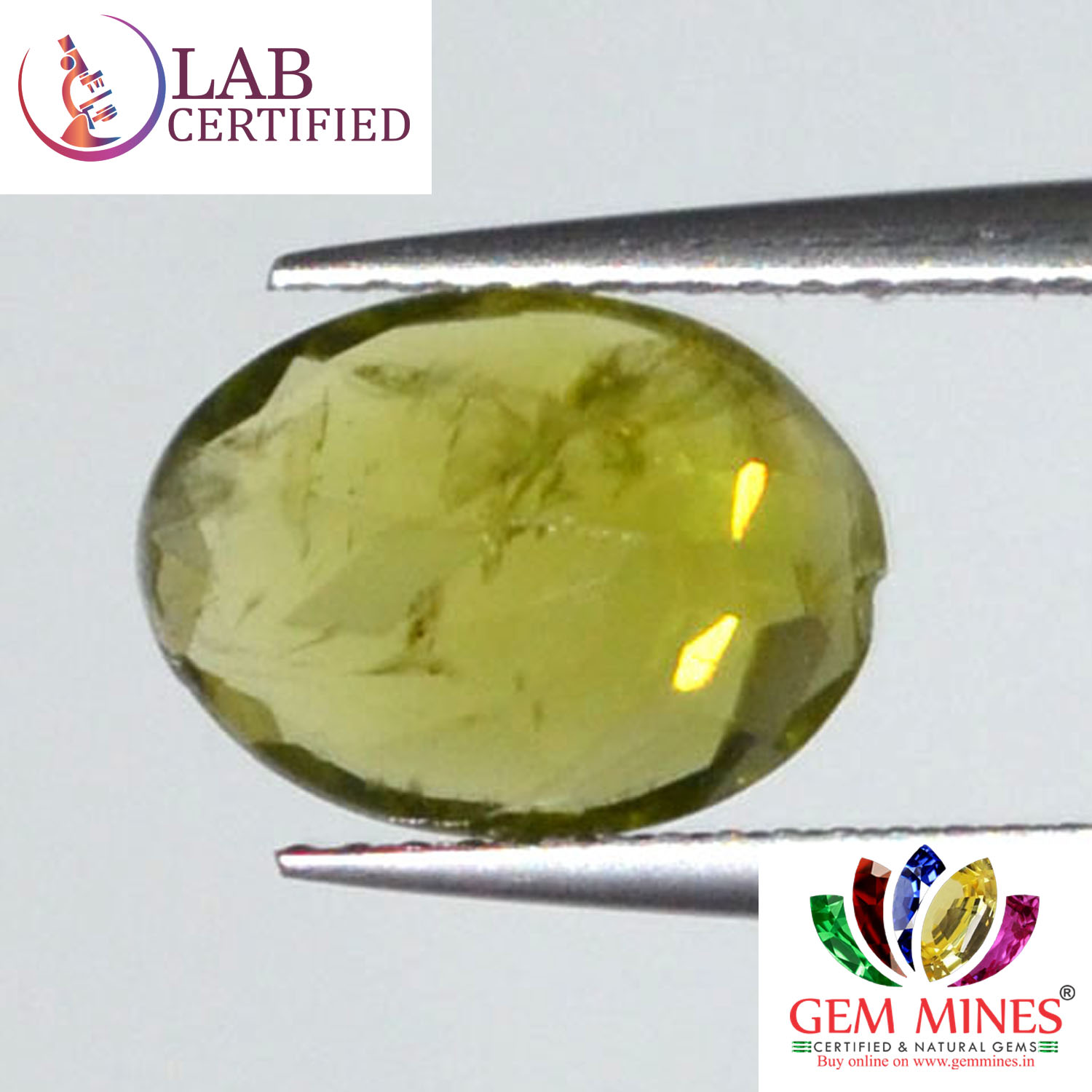 Peridot 3.08 Ct. 3 NPD463 2 Peridot 3.08 Ct.