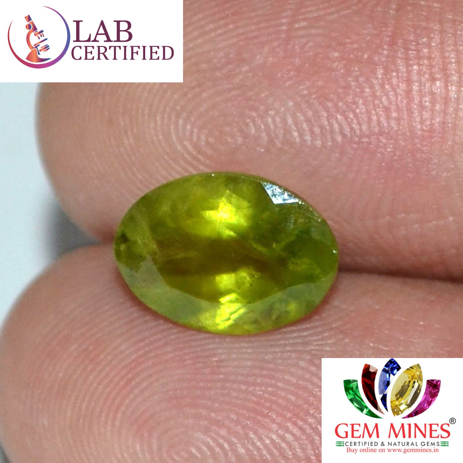 NPD465 3 Peridot 2.98 Ct.