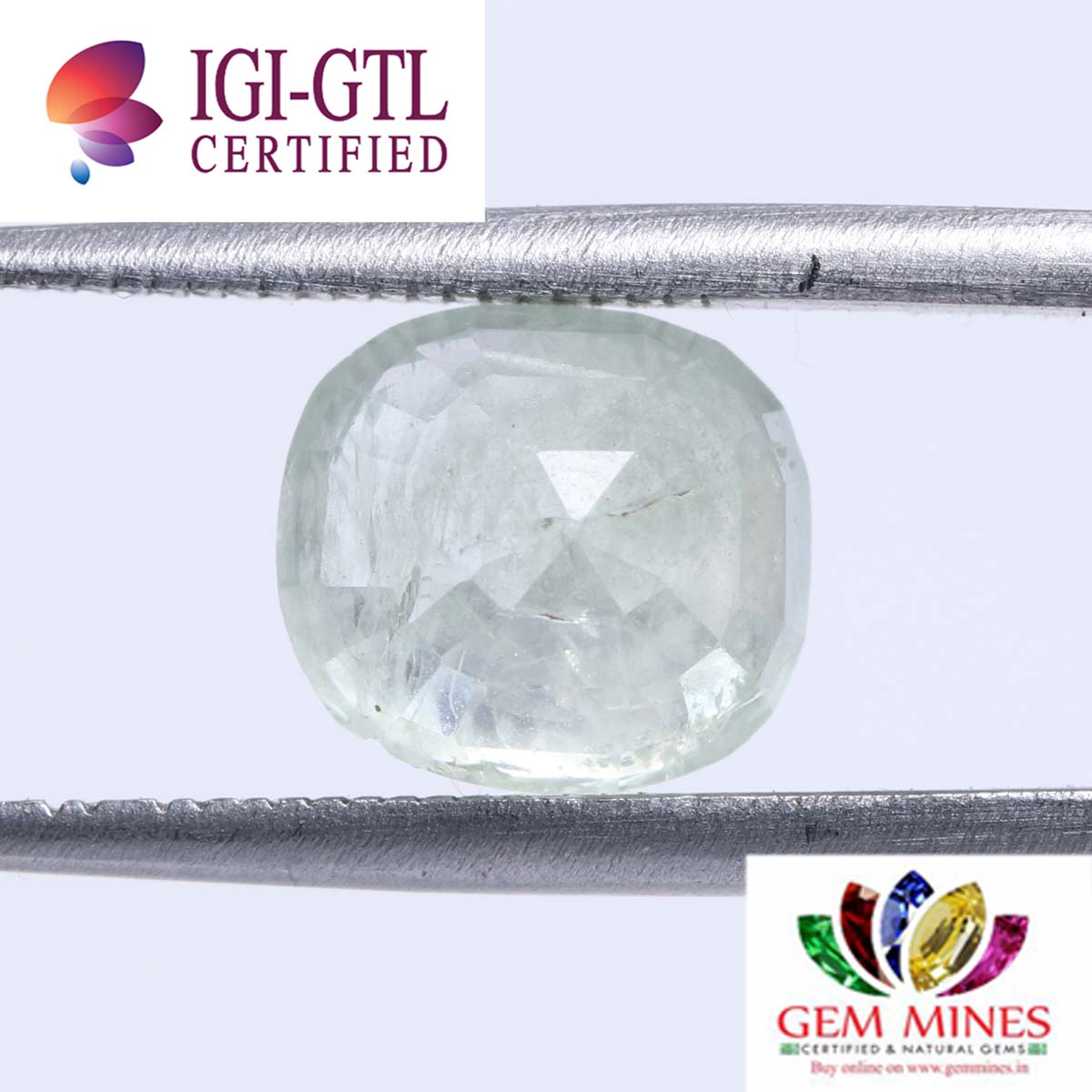 NSP641 2 Sapphire 4.05 Ct.