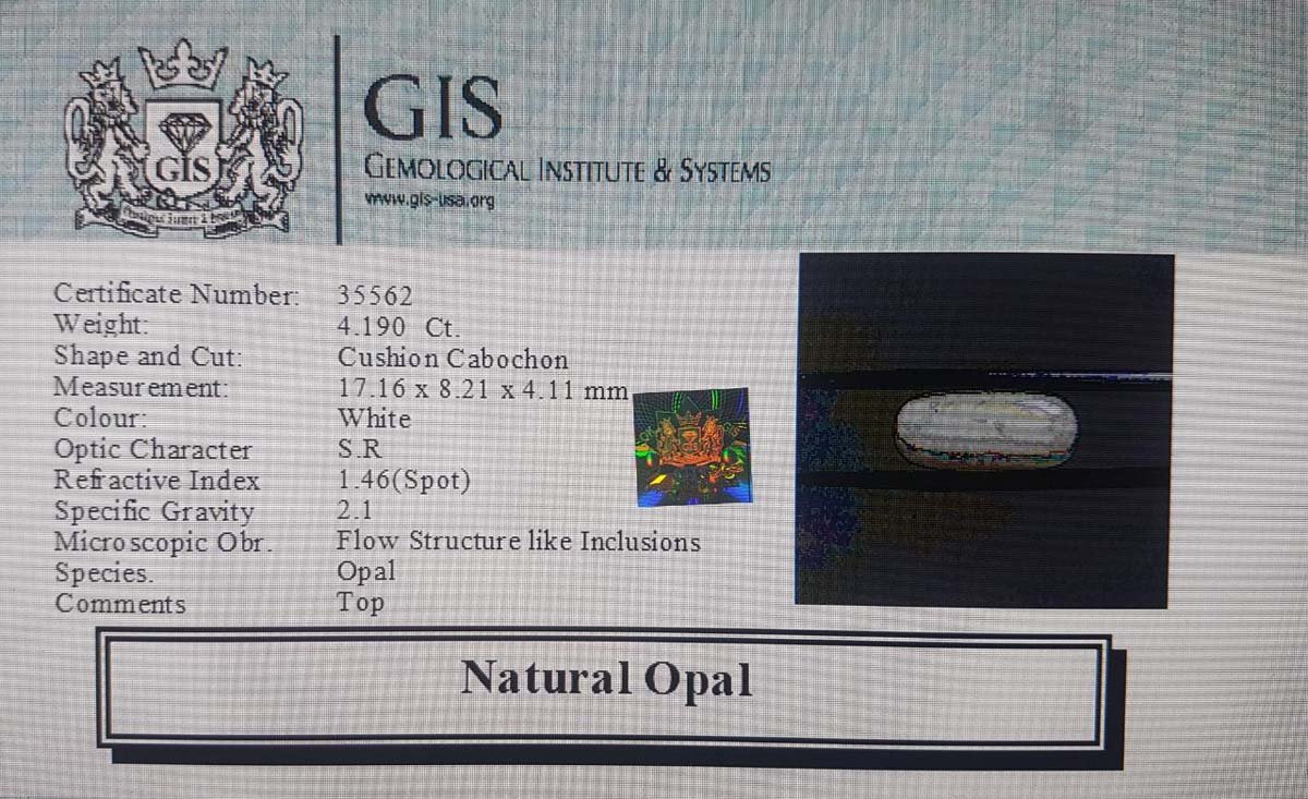 OPL4988 4 Fire Opal 4.19 Ct.