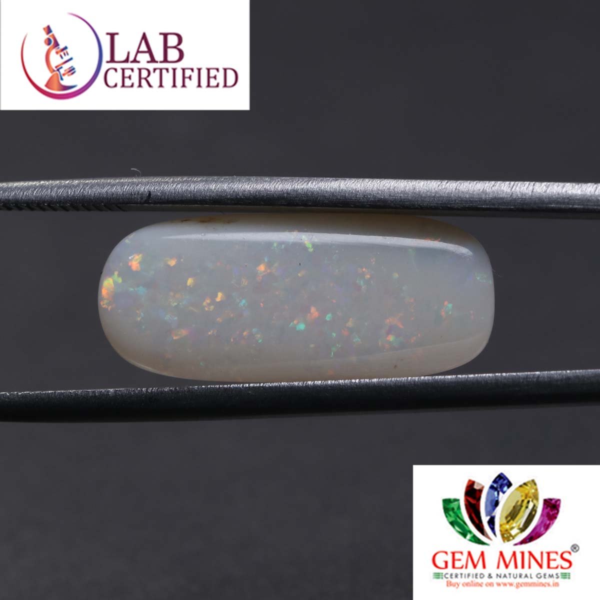 OPL4999 2 Fire Opal 4.38 Ct.