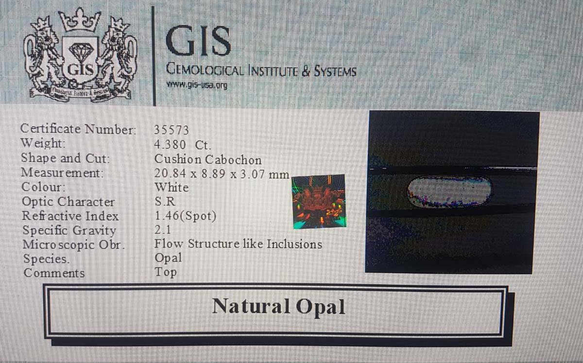 OPL4999 4 Fire Opal 4.38 Ct.