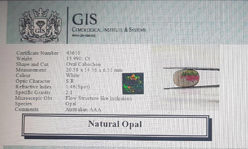 Opal 13.99 Ct.
