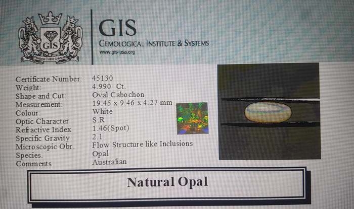 Opal 4.99 Ct.