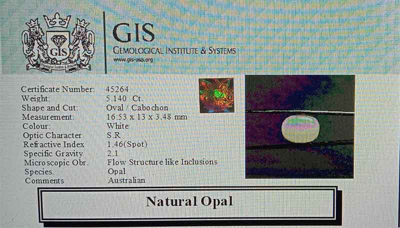 Opal 5.14 Ct.