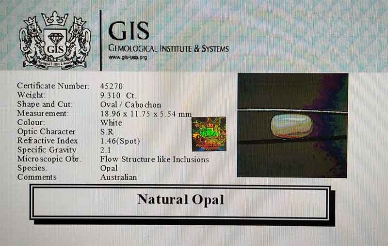 Opal 9.31 Ct.