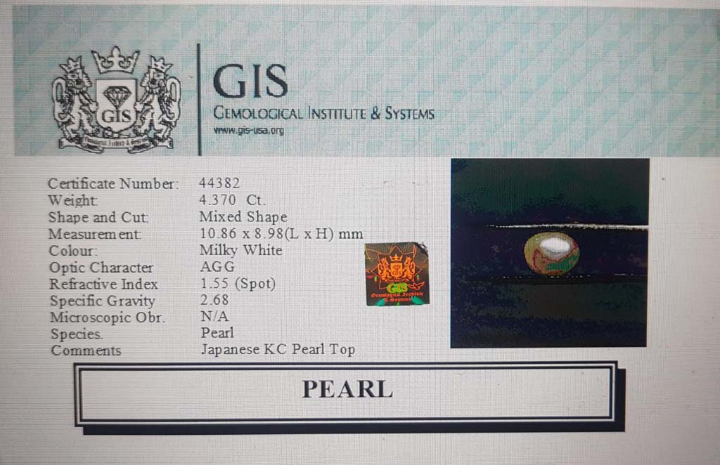 PEARL 4.37 Ct.