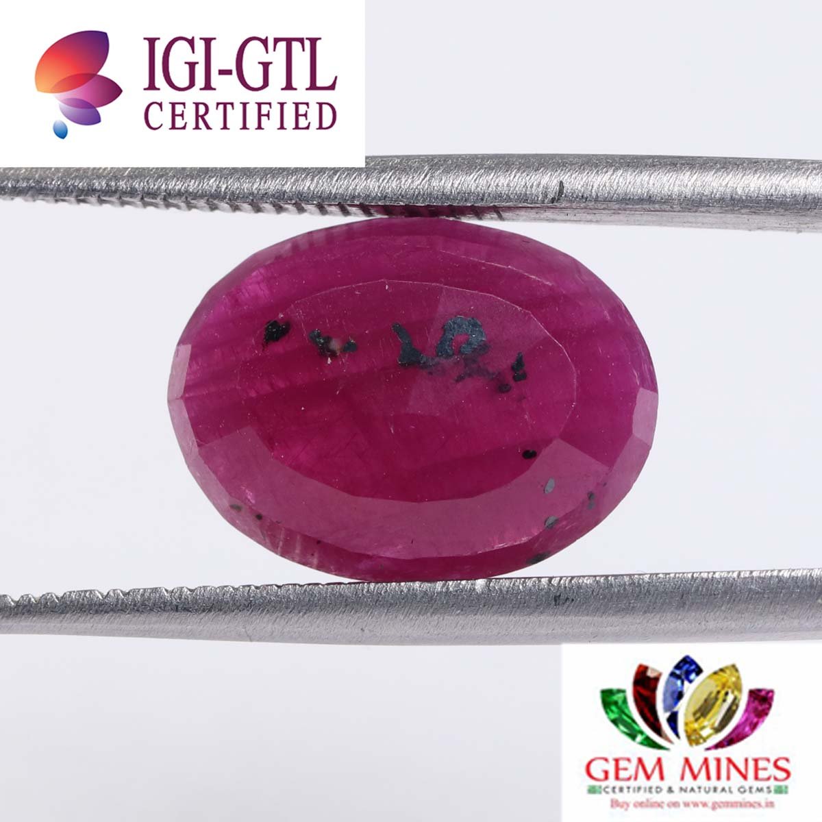 RUB4764 2 Ruby 5.71 Ct.