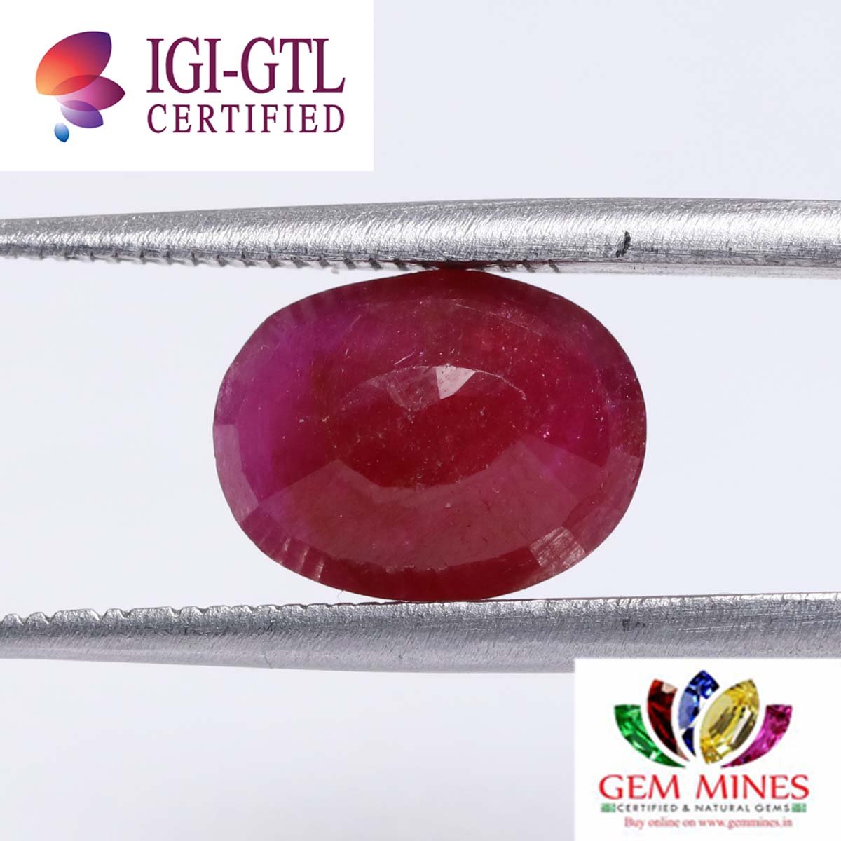 RUB4775 2 Ruby 3.29 Ct.
