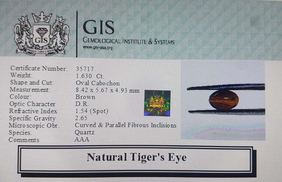 TE206 4 Tiger's Eye 1.63 Ct.