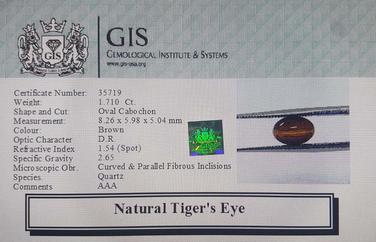 Tiger's Eye 1.71 Ct.