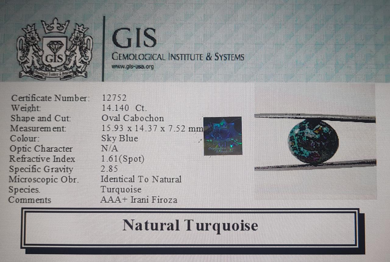 Turquoise 14.14 Ct.