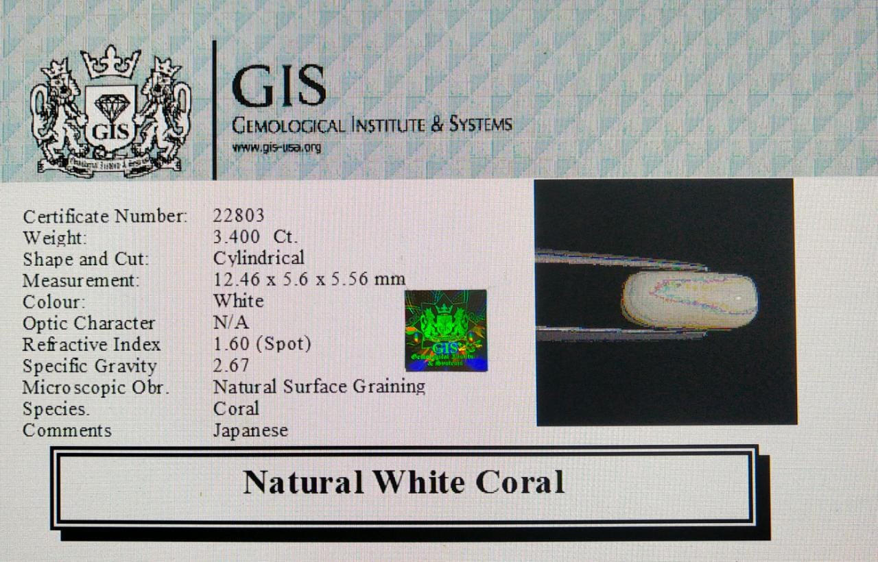 White Coral 3.4 Ct.