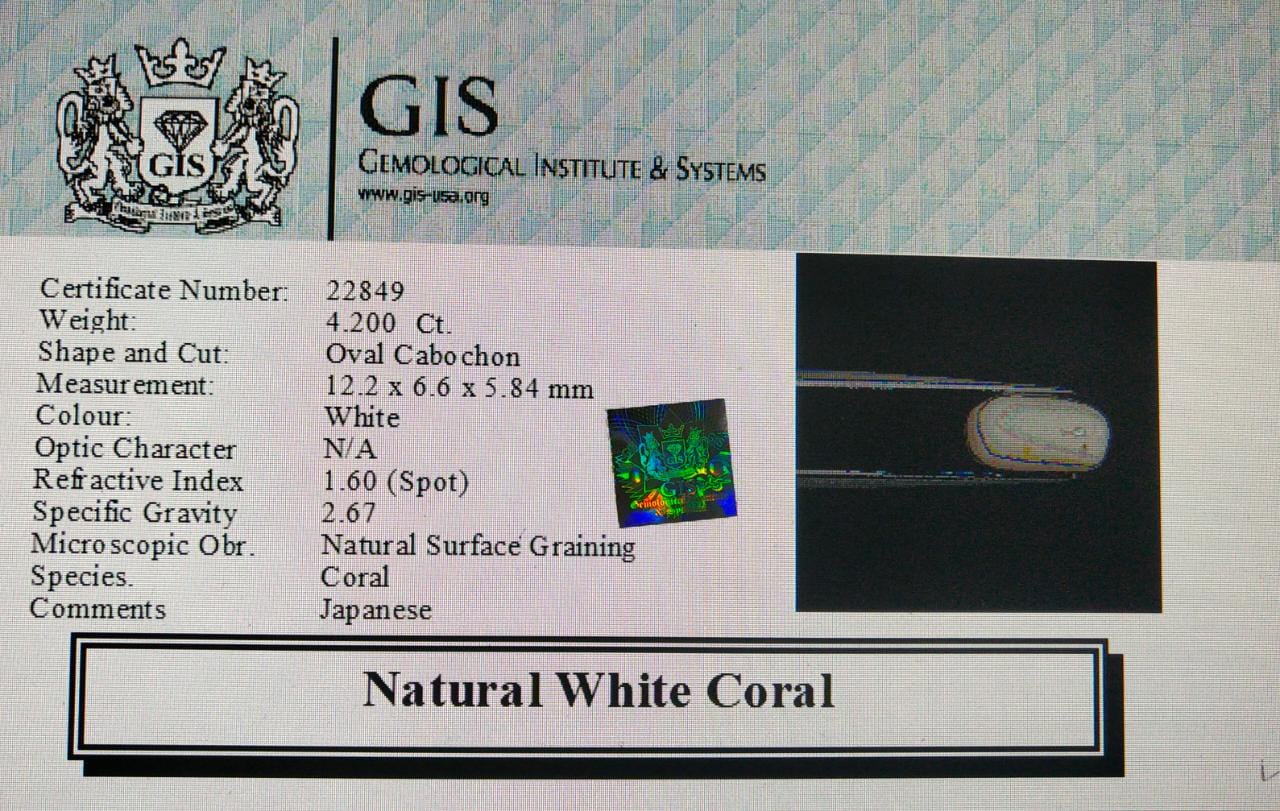 White Coral 4.2 Ct. 5 WC172 4 White Coral 4.2 Ct.