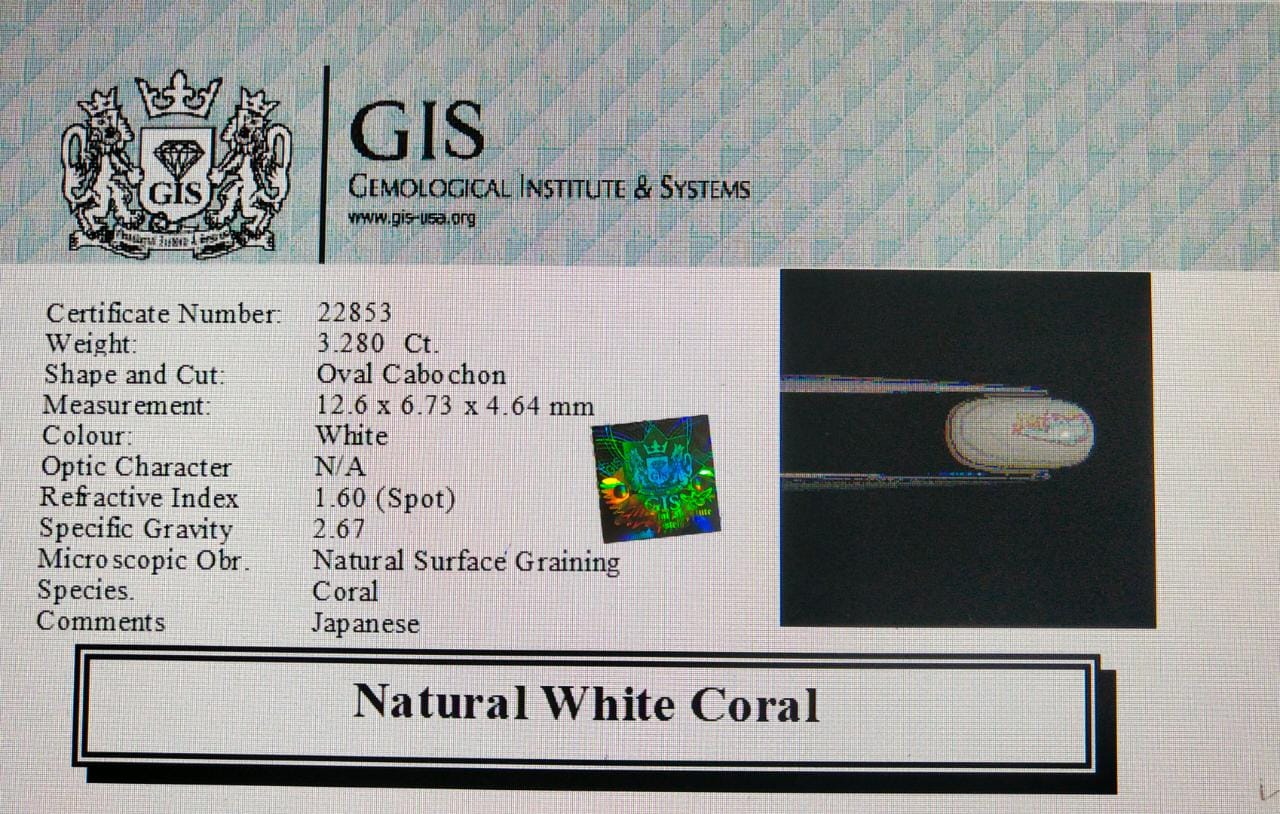 White Coral 3.28 Ct. 5 WC176 4 White Coral 3.28 Ct.