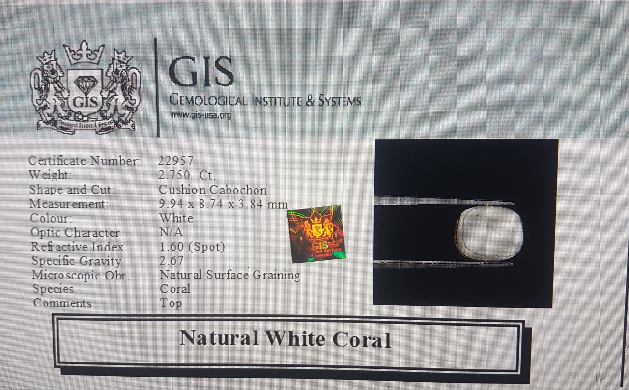 White Coral 2.75 Ct.