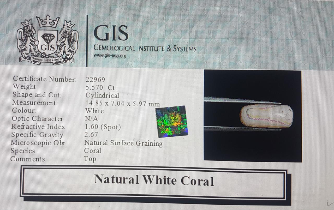 White Coral 5.57 Ct. 5 WC292 4 White Coral 5.57 Ct.