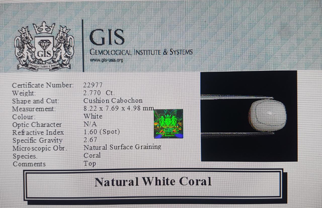 WC300 4 White Coral 2.77 Ct.