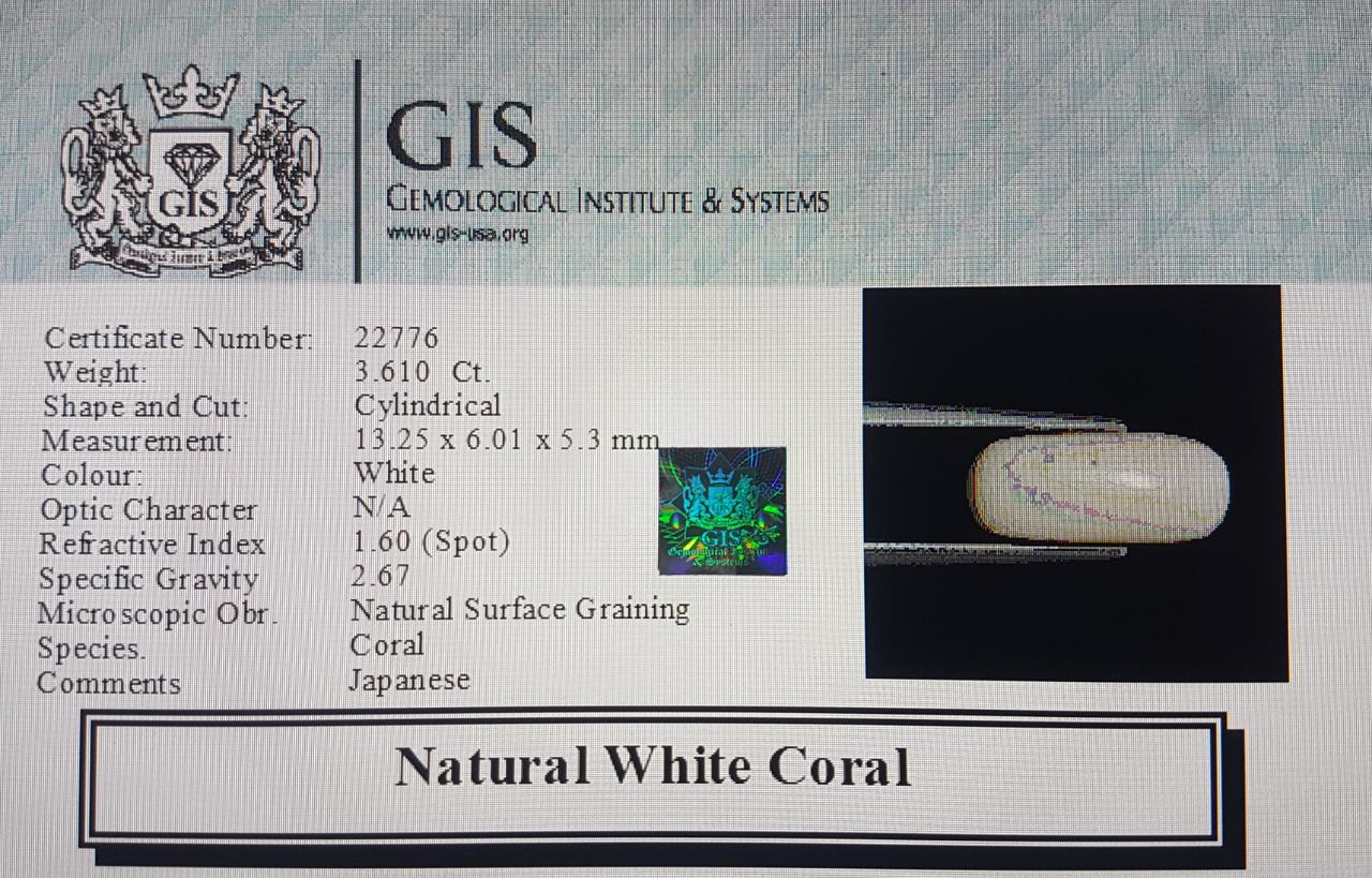 WC99 4 White Coral 3.61 Ct.
