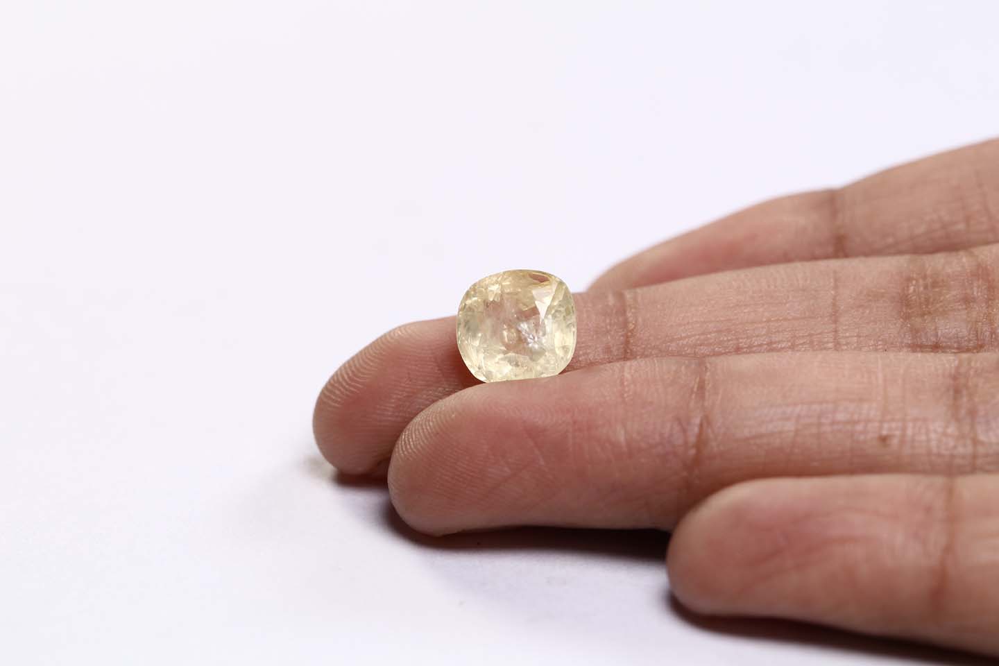 YSP8028 3 Yellow Sapphire 3.48 Ct.