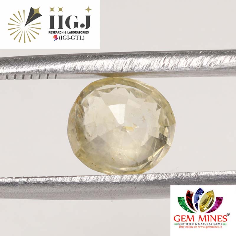 YSP8447 2 Yellow Sapphire 2.59 Ct.
