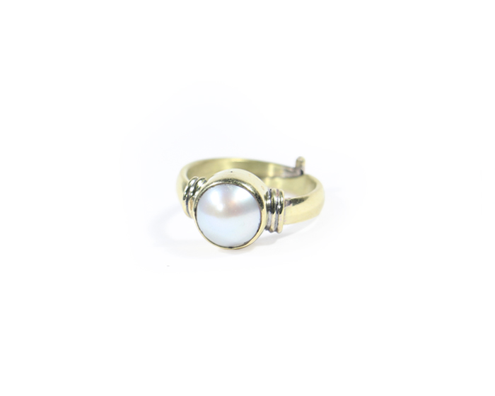 Pearl (Moti) Ring (5+ Ratti)